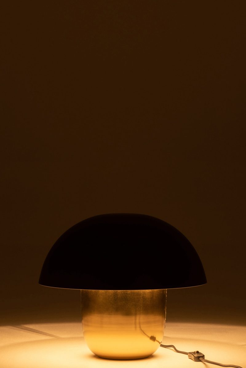 klassieke-zwart-met-gouden-tafellamp-jolipa-mushroom-15657-3