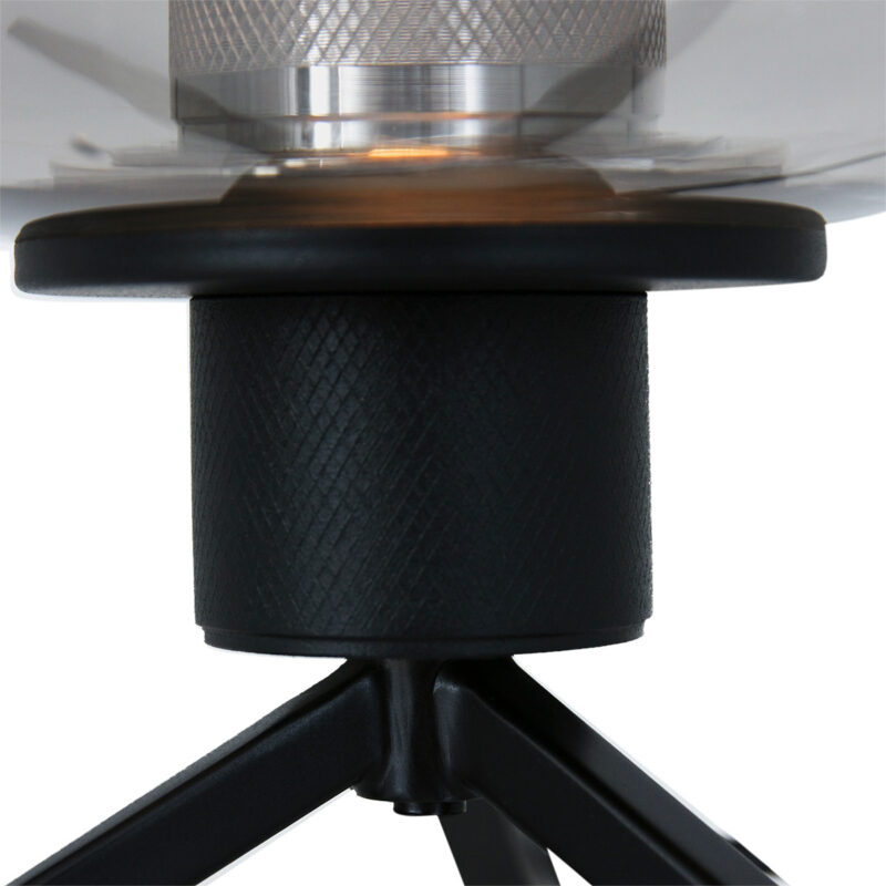steinhauer-tafellamp-reflexion-zwart-glasmetaal-ø22cm-e27-2681zw-1