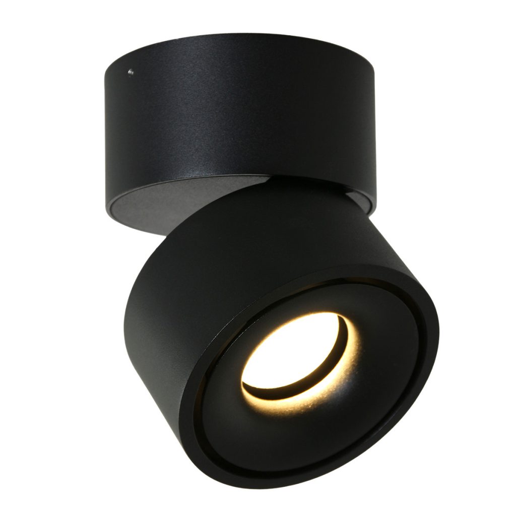 mexlite-spot-fezblack-zwart-kunststofmetaal-ø8cm-led-2673zw-1