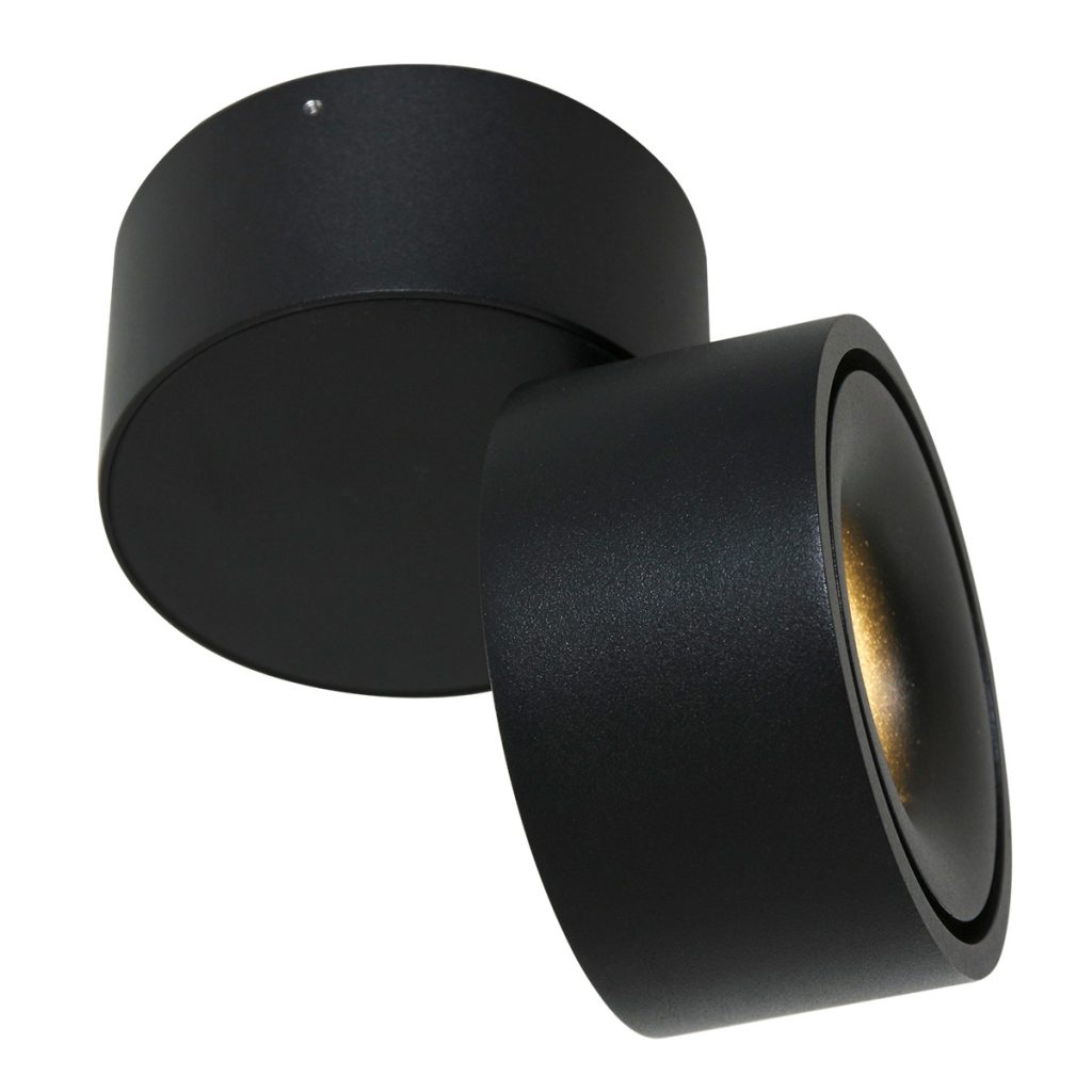 mexlite-spot-fezblack-zwart-kunststofmetaal-ø8cm-led-2673zw-1