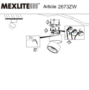 mexlite-spot-fezblack-zwart-kunststofmetaal-ø8cm-led-2673zw-1