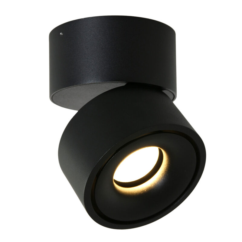 mexlite-spot-fezblack-zwart-kunststofmetaal-ø8cm-led-2673zw-1