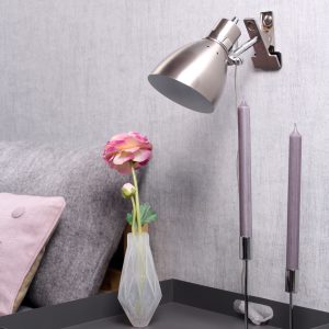 Industriële stalen wandlamp knijpspot verstelbaar Steinhauer Spring