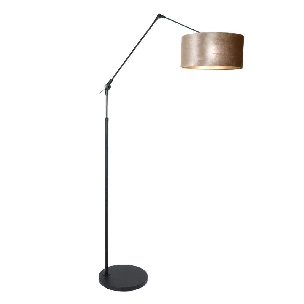 Knikbare booglamp met grijze kap Steinhauer Prestige chic - Afbeelding 2