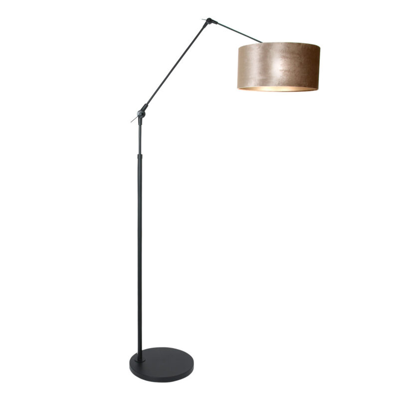 Knikbare booglamp met grijze kap Steinhauer Prestige chic - Afbeelding 2