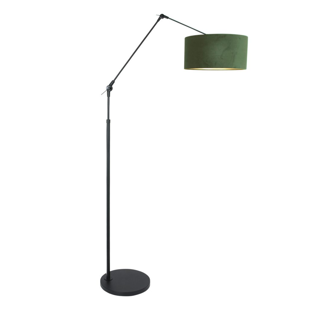 Knikbare vloerlamp met groene kap Steinhauer Prestige chic - Afbeelding 2