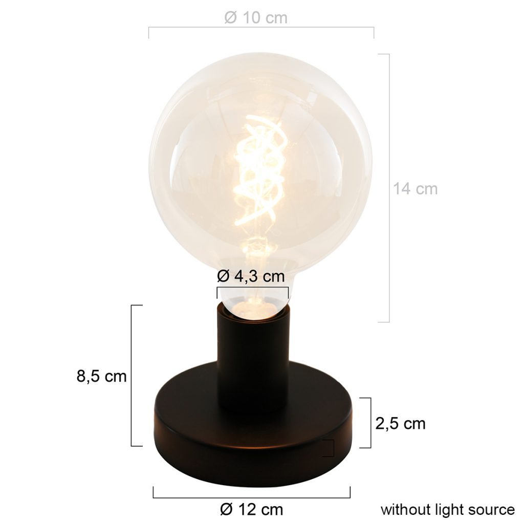 mexlite-tafellamp-minimalics-zwart-metaal-ø12cm-e27-2703zw-1