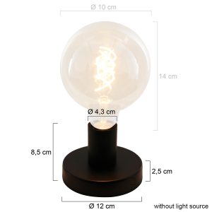 mexlite-tafellamp-minimalics-zwart-metaal-ø12cm-e27-2703zw-1
