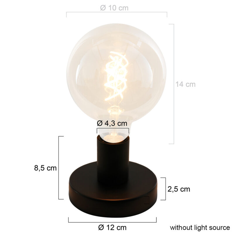 mexlite-tafellamp-minimalics-zwart-metaal-ø12cm-e27-2703zw-1