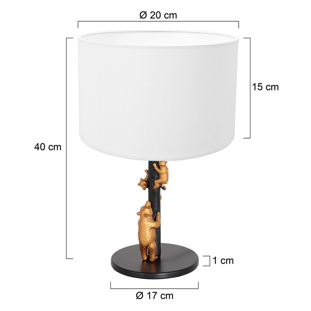 annelighting-tafellamp-animaux-zwart-metaalstof-ø20cm-e27-8230zw-1