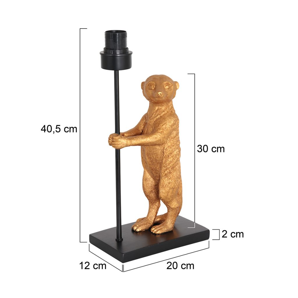 lampenvoet-gouden-stokstaartje-anne-light-home-animaux-3126zw-5