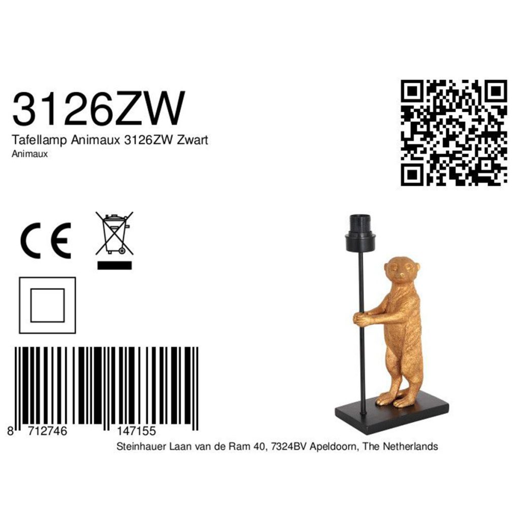 lampenvoet-gouden-stokstaartje-anne-light-home-animaux-3126zw-6