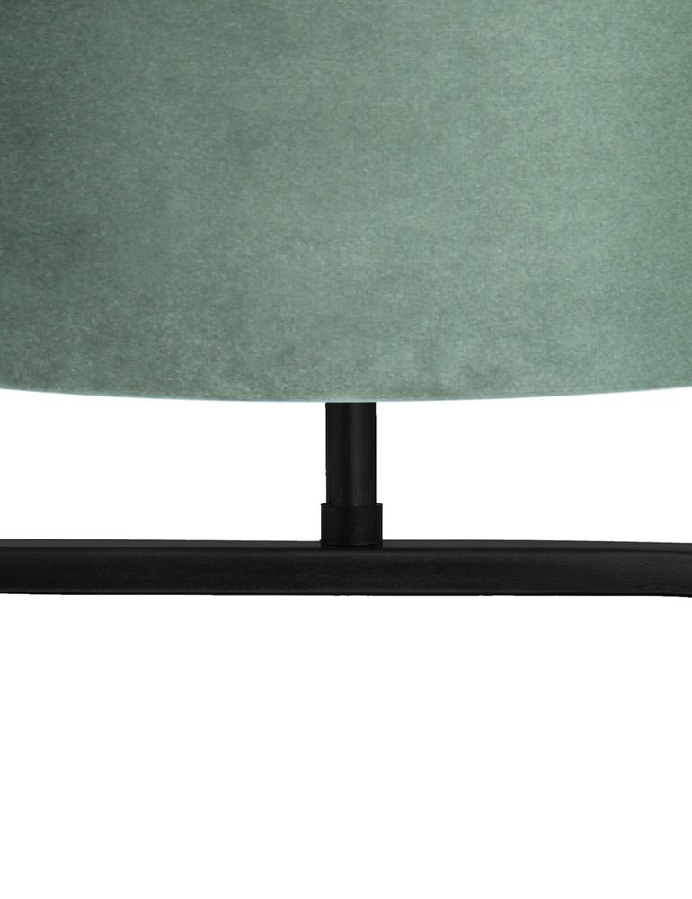 lampenvoet-met-groene-velvet-kap-light-living-jamiro-zwart-8316zw-2