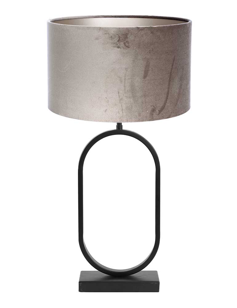 lampenvoet-met-zilveren-kap-light-living-jamiri-zwart-3563zw-1