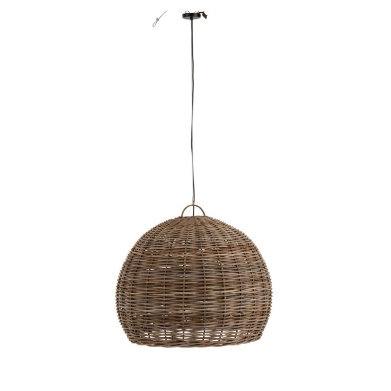 Landelijke ronde rotan hanglamp Jolipa Spencer - Afbeelding 2