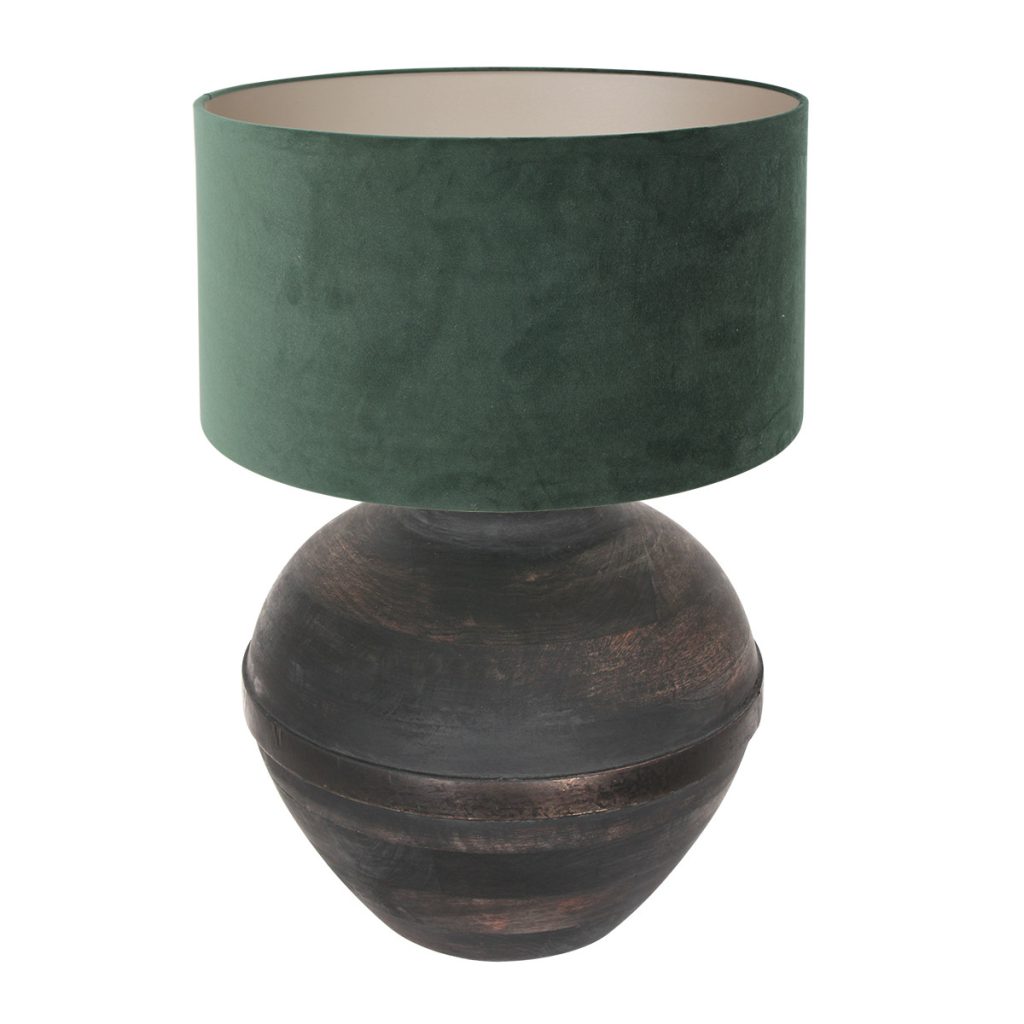 annelighting-tafellamp-lyons-zwart-houtstof-ø40cm-e27-3473zw-1
