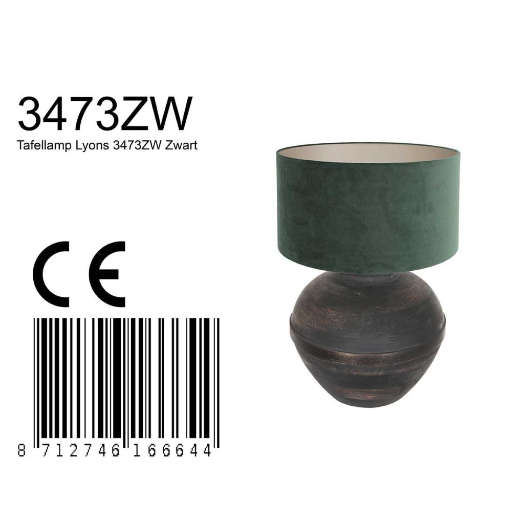 annelighting-tafellamp-lyons-zwart-houtstof-ø40cm-e27-3473zw-1