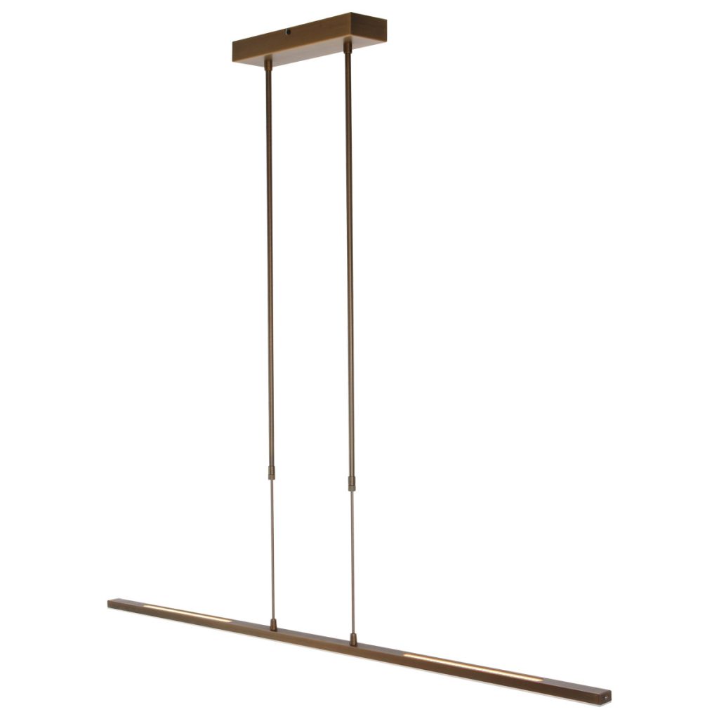 Lange bronzen eettafellamp LED Steinhauer Zelena led - Afbeelding 2