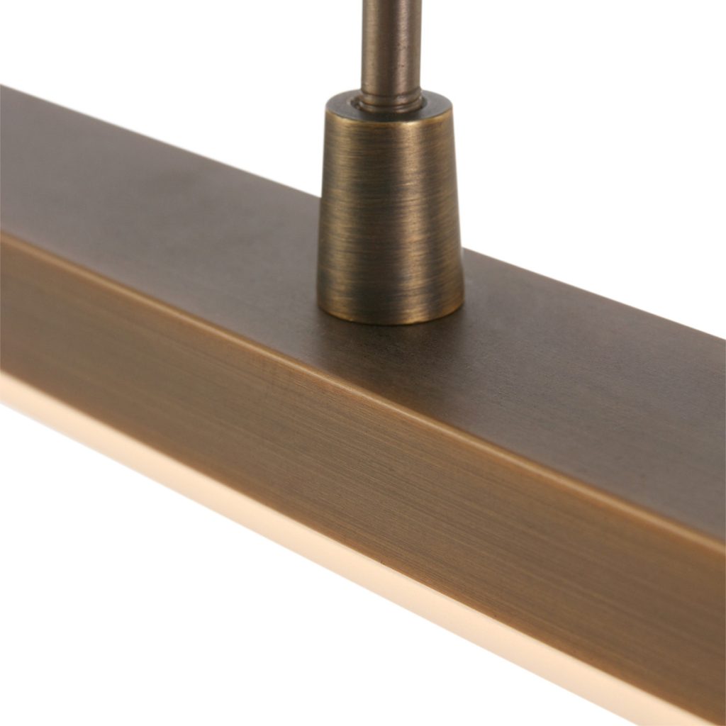 Lange bronzen eettafellamp LED Steinhauer Zelena led - Afbeelding 4