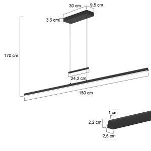 langwerpige-led-hanglamp-steinhauer-profilo-3318zw-2