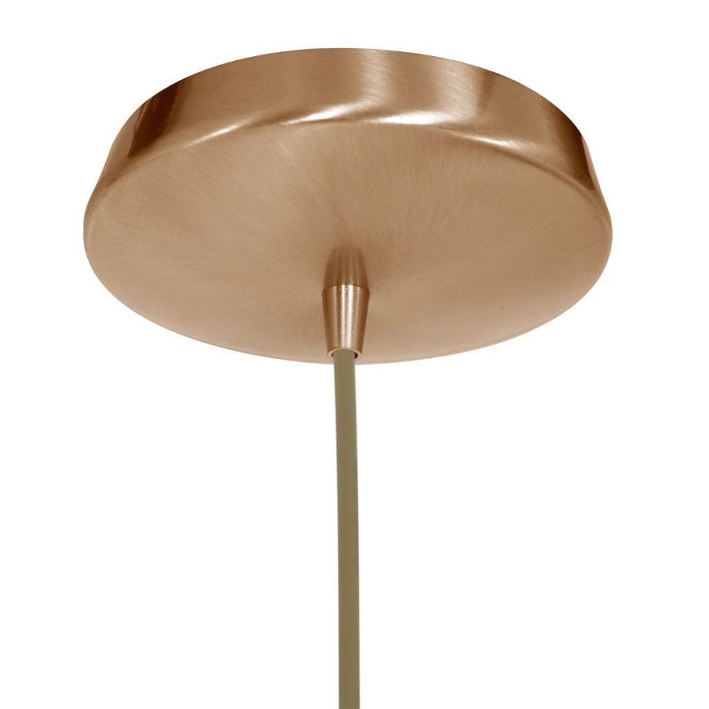 Klassieke bronzen metalen glazen hanglamp Steinhauer Sovereign classic - Afbeelding 11