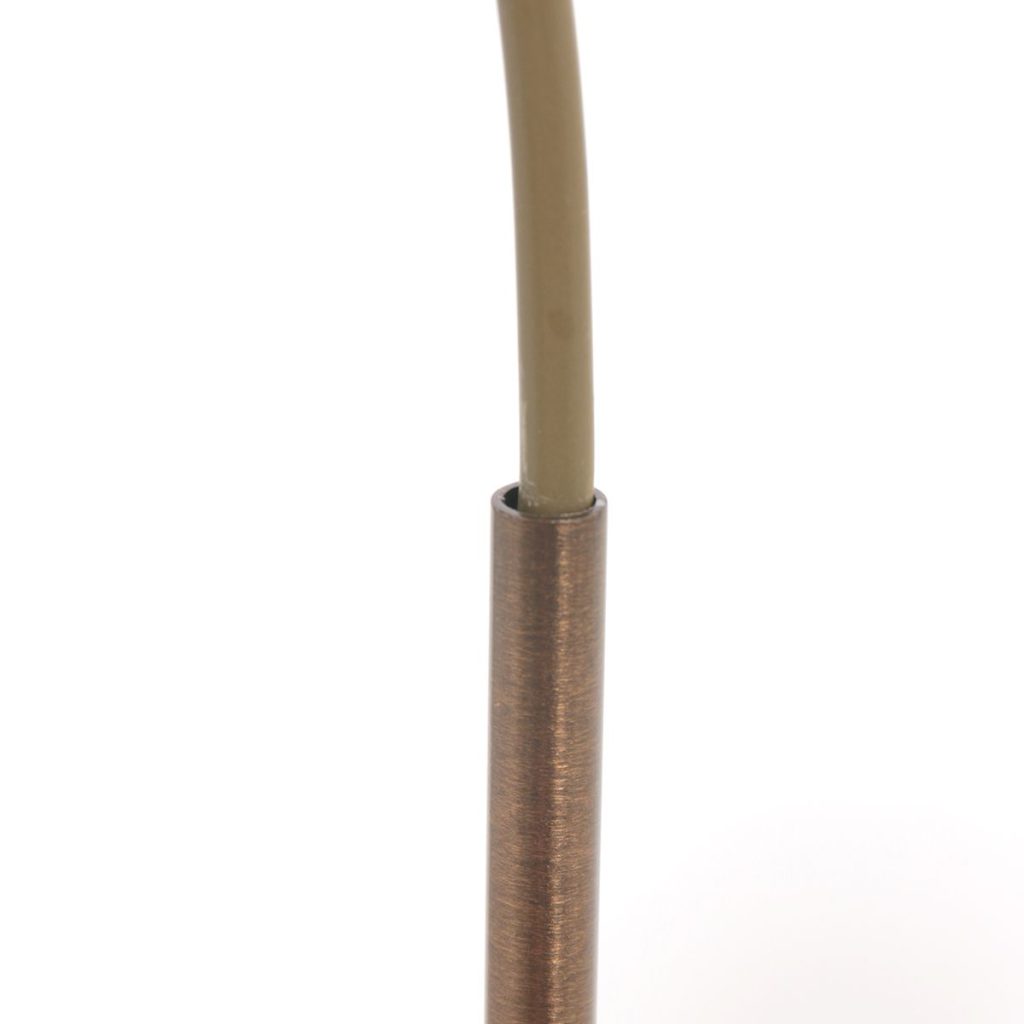 Klassieke bronzen metalen glazen hanglamp Steinhauer Sovereign classic - Afbeelding 12