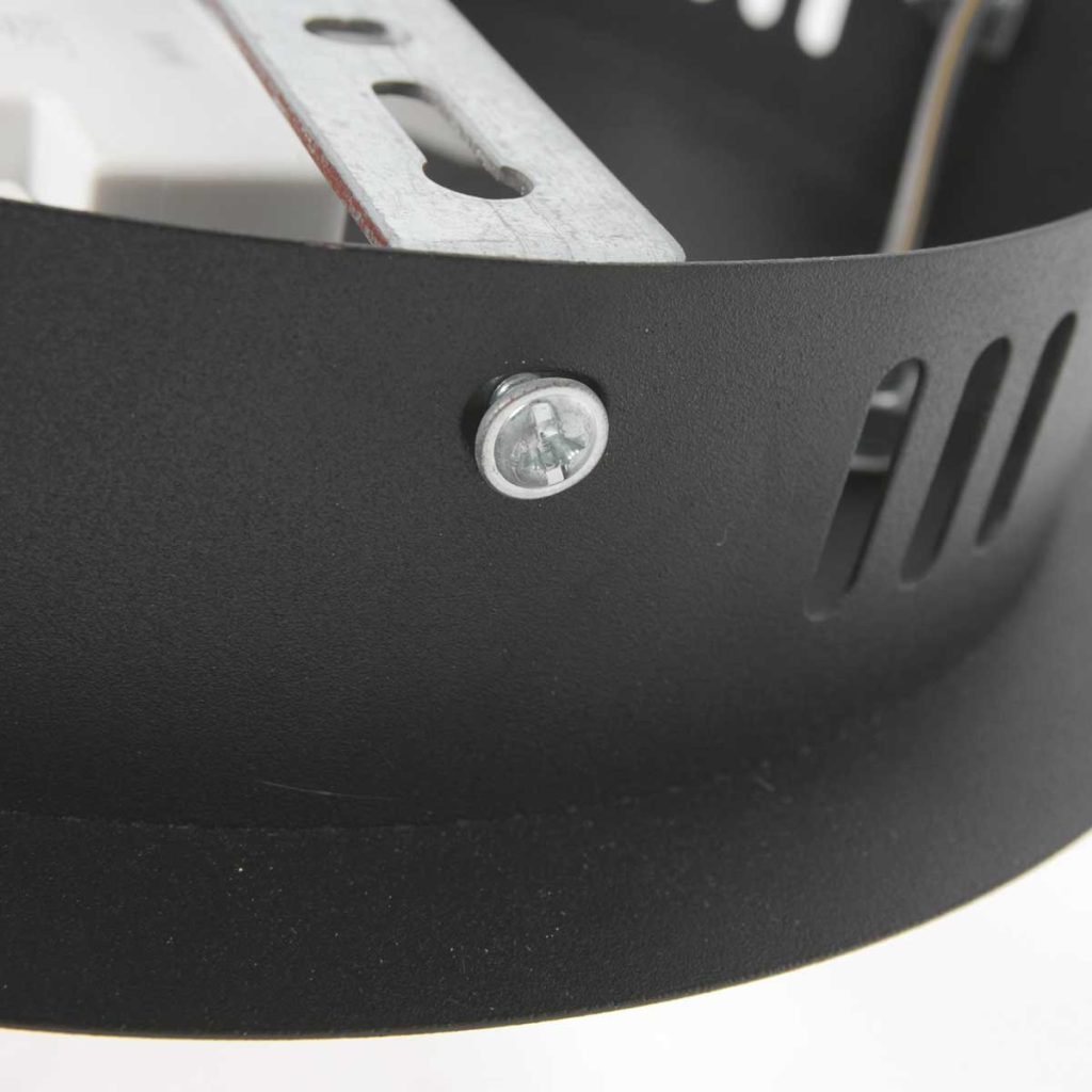 Minimalistische zwarte ringvormige hanglamp Steinhauer Ringlux - Afbeelding 13