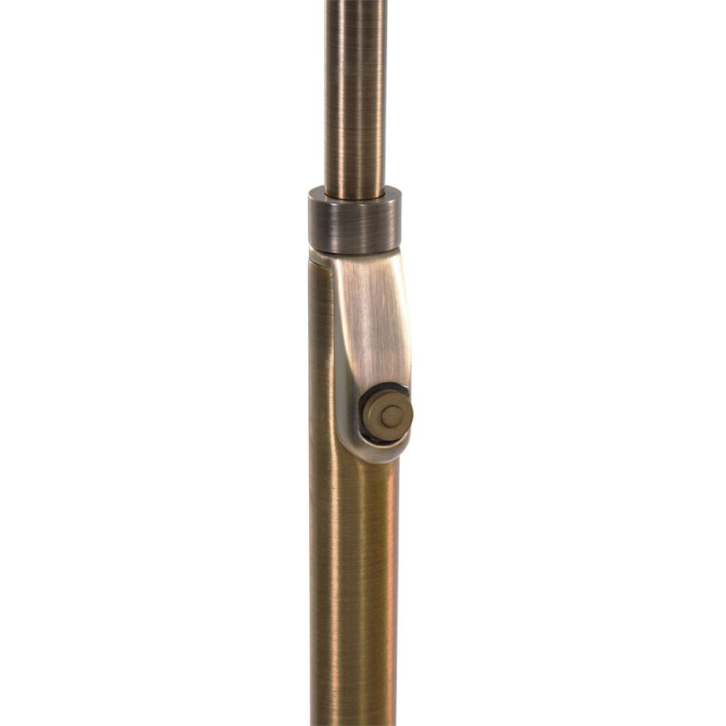 Klassieke bronzen metalen vloerlamp Steinhauer Zenith led - Afbeelding 11