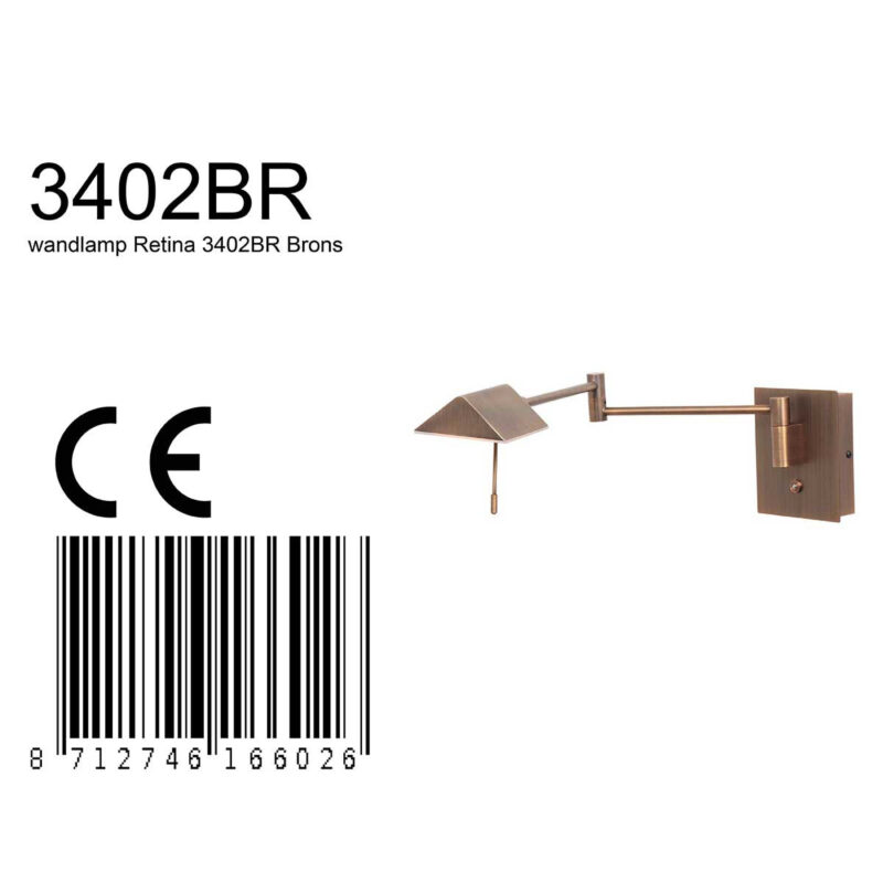 steinhauer-wandlamp-retina-brons-metaal-bedlampje-led-3402br-1