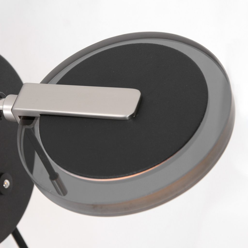 Lees bedlampje met rookglas Steinhauer Turound - Afbeelding 5