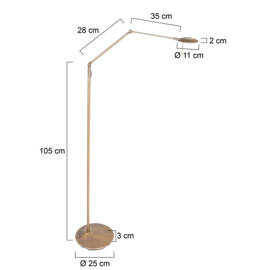 Leeslamp met knikarm Steinhauer Zodiac led - Afbeelding 8