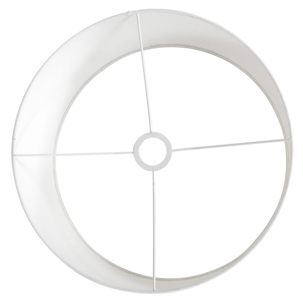 Moderne witte stoffen lampenkap Steinhauer  - Ø 40 cm - Afbeelding 5