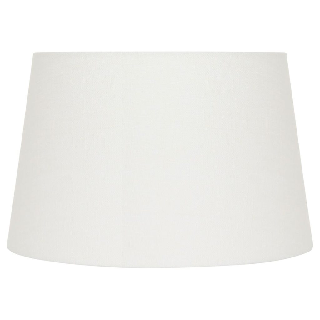 Moderne stoffen witte lampenkap Steinhauer  - Ø 30 cm - Afbeelding 2