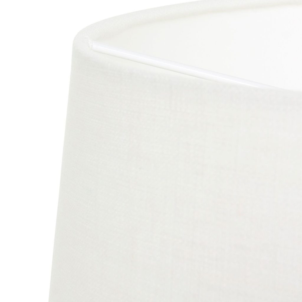 Moderne stoffen witte lampenkap Steinhauer  - Ø 30 cm - Afbeelding 3