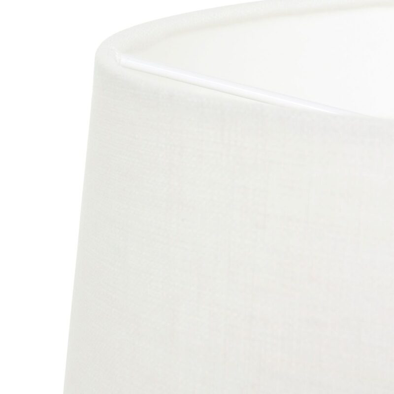 Moderne stoffen witte lampenkap Steinhauer  - Ø 30 cm - Afbeelding 3