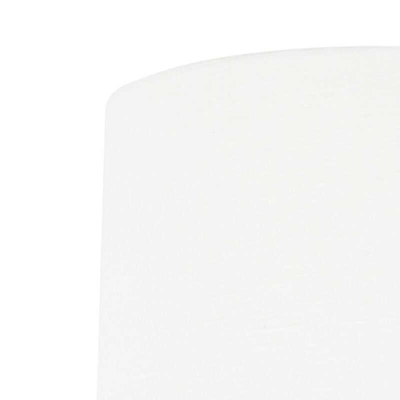 Moderne witte velours lampenkap Steinhauer  - Ø 30 cm - Afbeelding 4