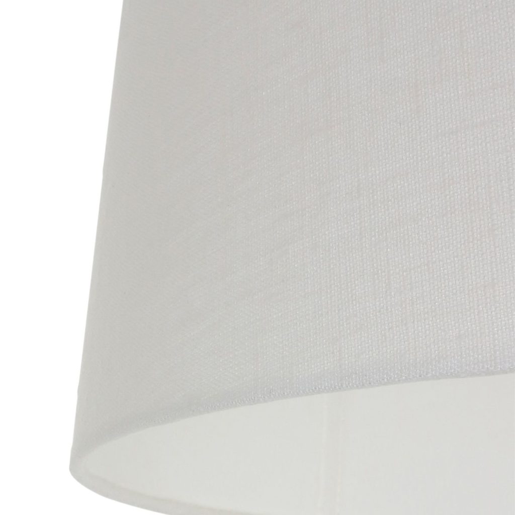 Moderne stoffen lampenkap wit Steinhauer  - Ø 45 cm - Afbeelding 3