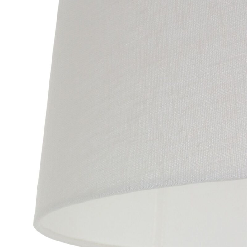 Moderne stoffen lampenkap wit Steinhauer  - Ø 45 cm - Afbeelding 3