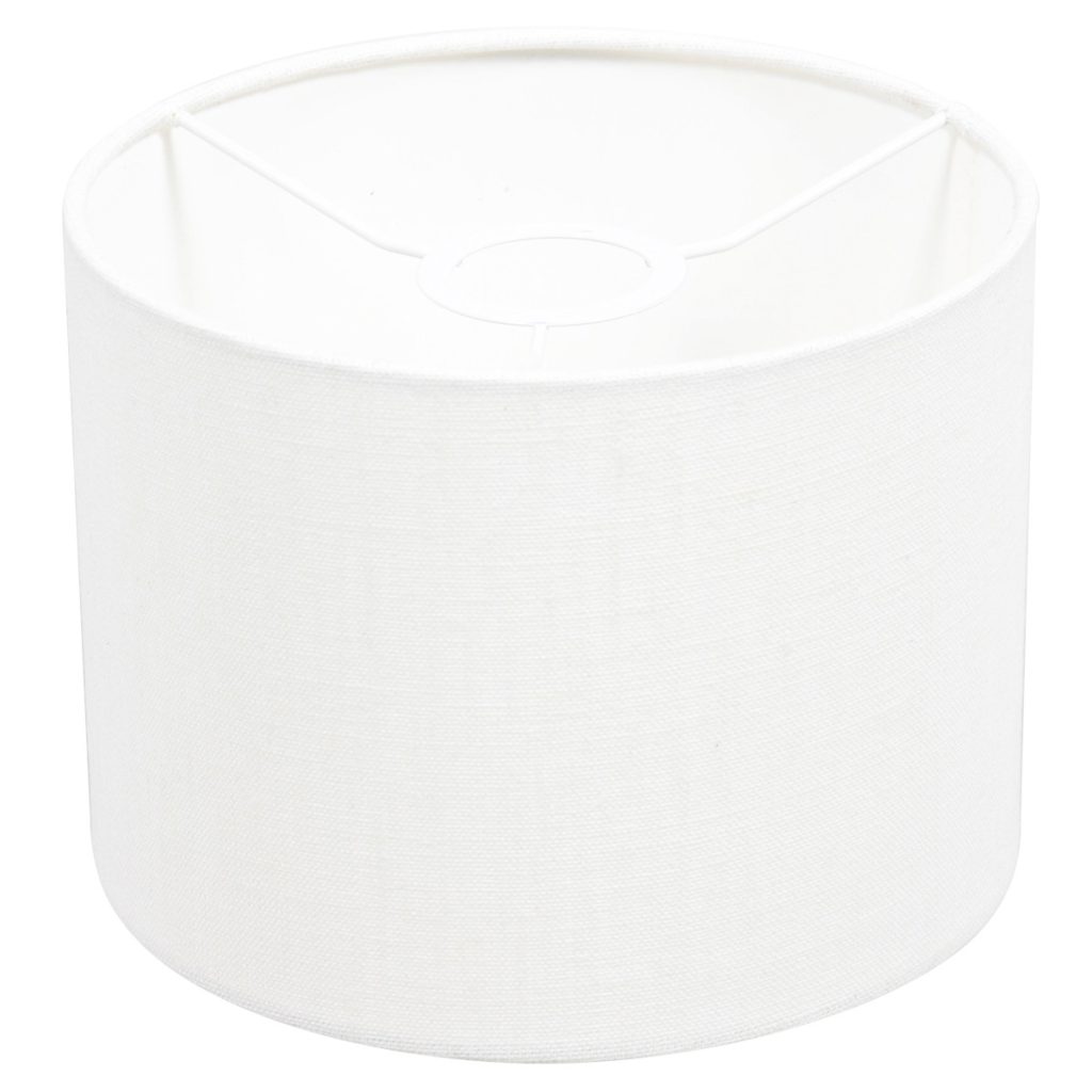 Moderne witte velours lampenkap Steinhauer  - Ø 20 cm - Afbeelding 2