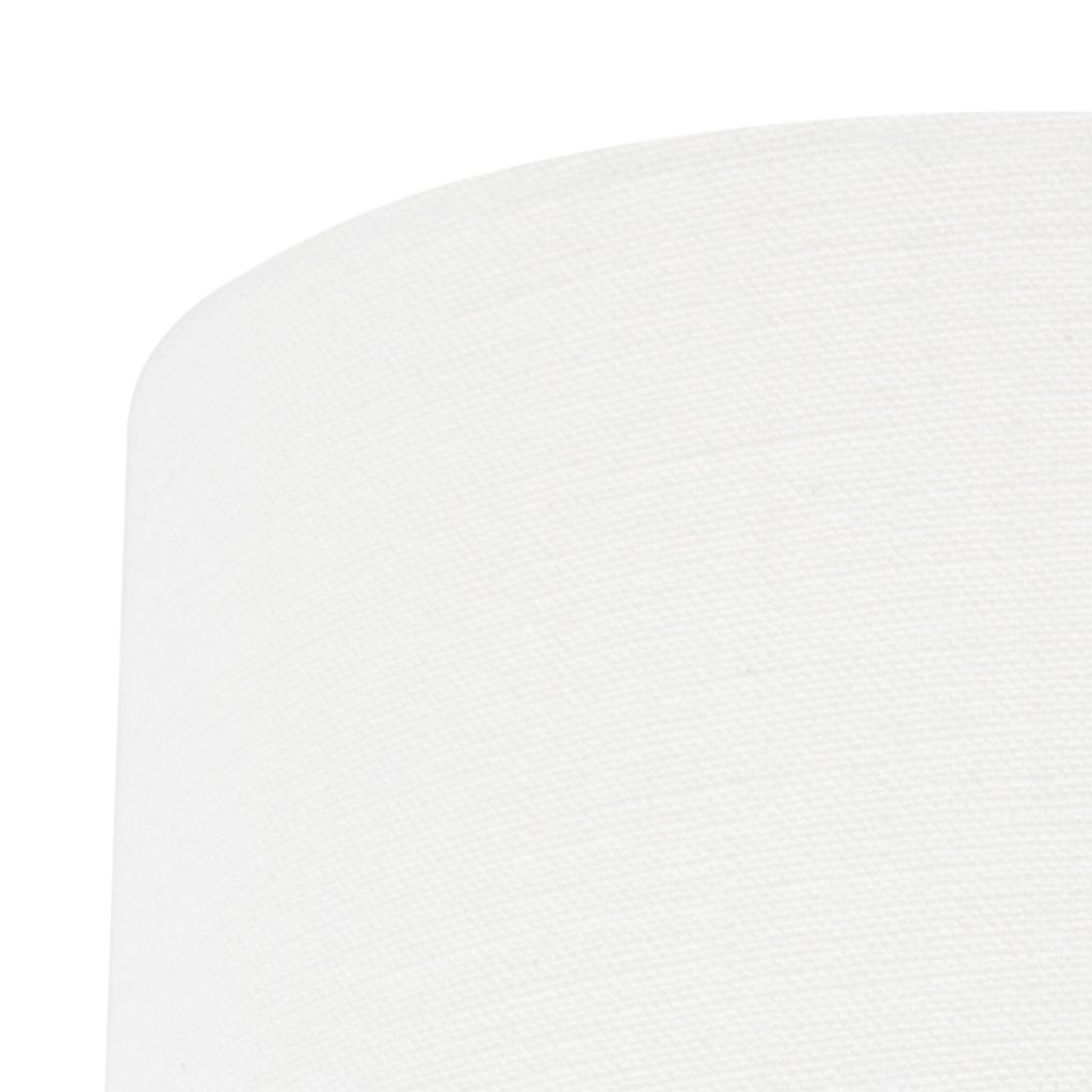 Moderne witte velours lampenkap Steinhauer  - Ø 20 cm - Afbeelding 4