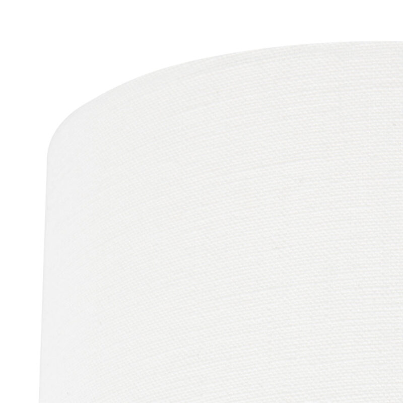 Moderne witte velours lampenkap Steinhauer  - Ø 20 cm - Afbeelding 4