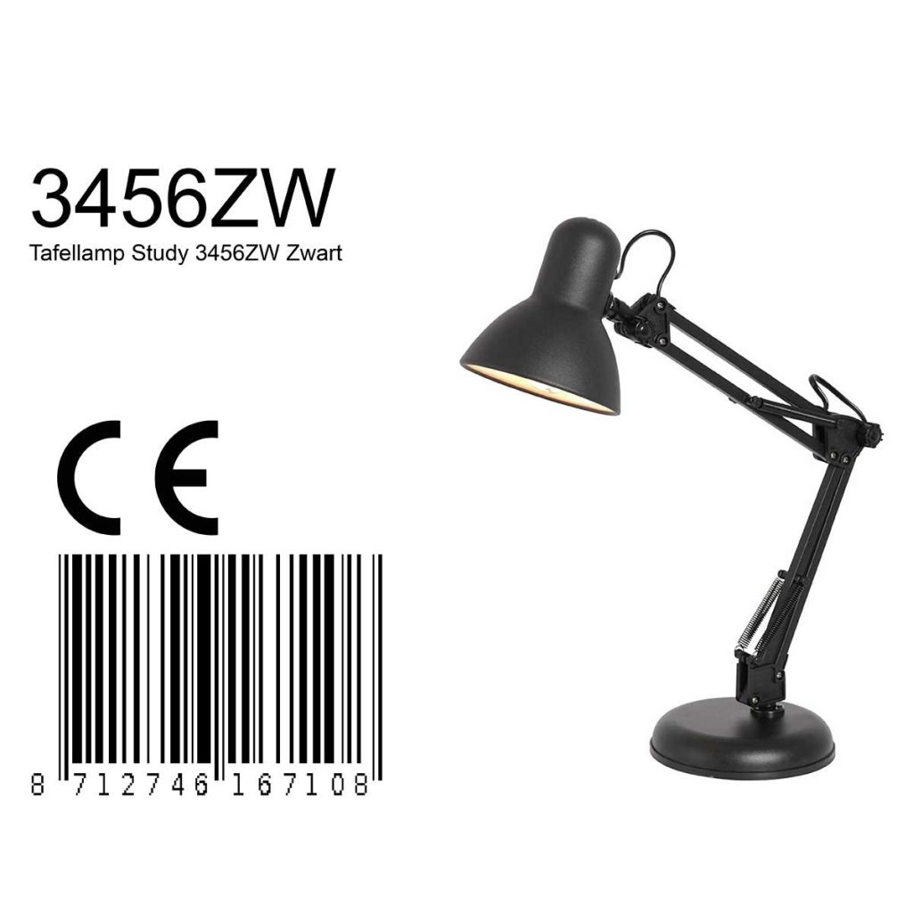 mexlite-tafellamp-study-zwart-metaal-bureaulamp-e27-3456zw-1