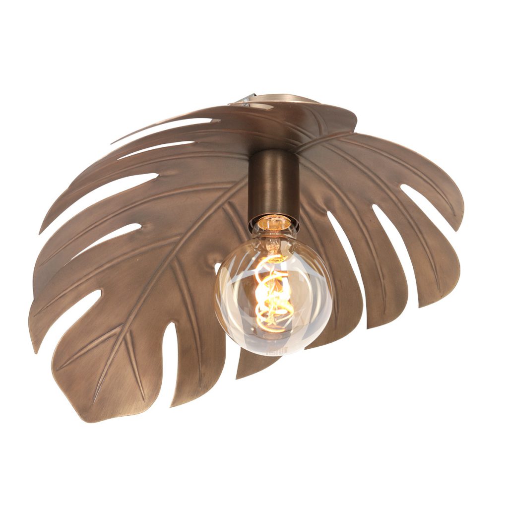 Klassieke metalen wandlamp brons Steinhauer Feuilleter - Afbeelding 2