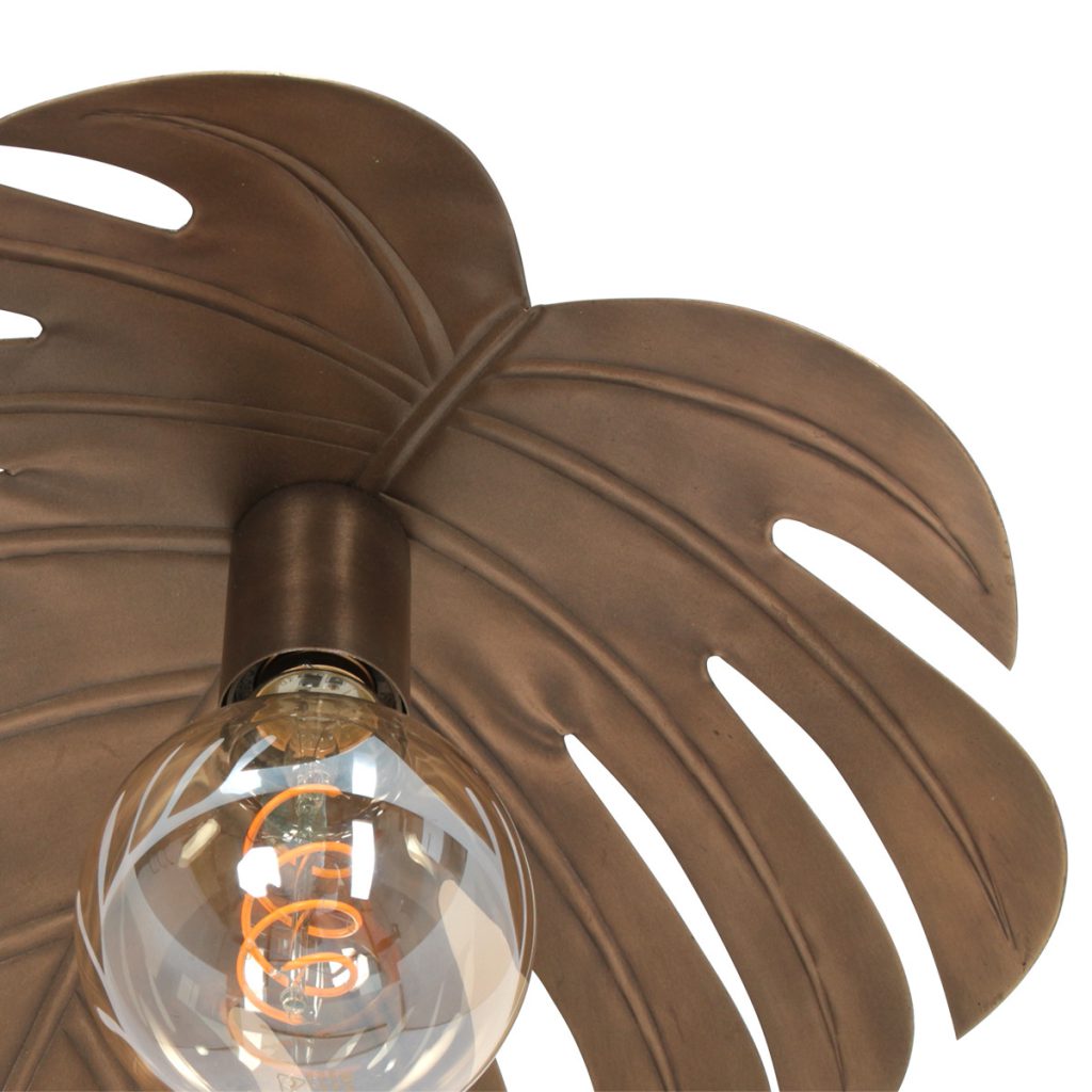 Klassieke metalen wandlamp brons Steinhauer Feuilleter - Afbeelding 6