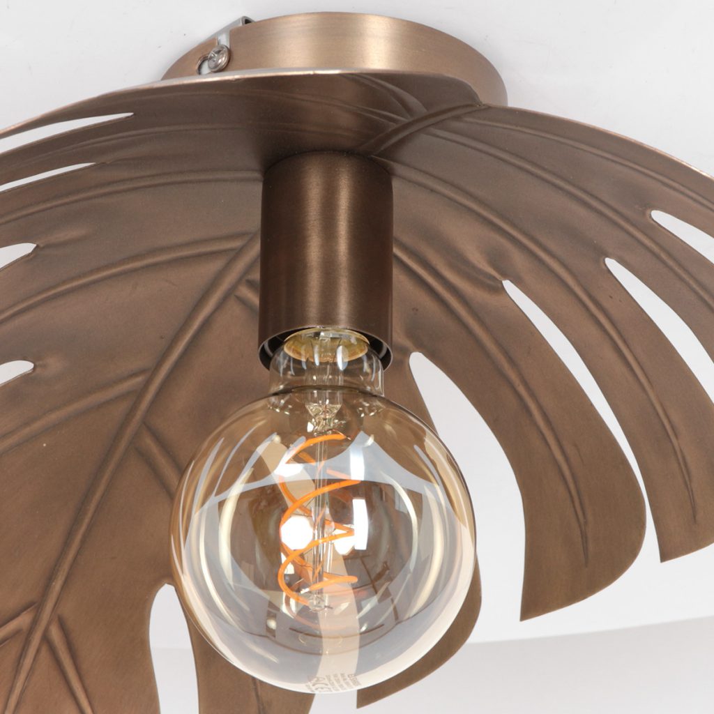 Klassieke metalen wandlamp brons Steinhauer Feuilleter - Afbeelding 7