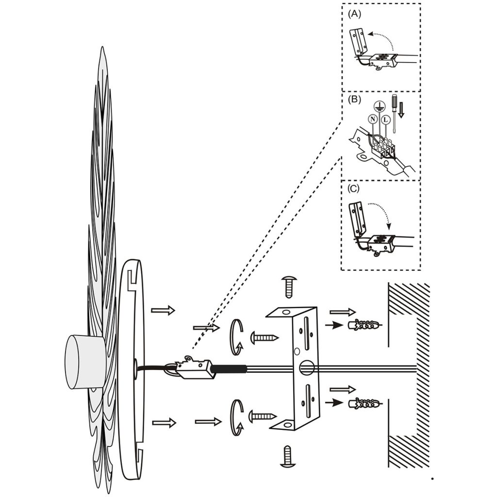 Klassieke metalen wandlamp brons Steinhauer Feuilleter - Afbeelding 10
