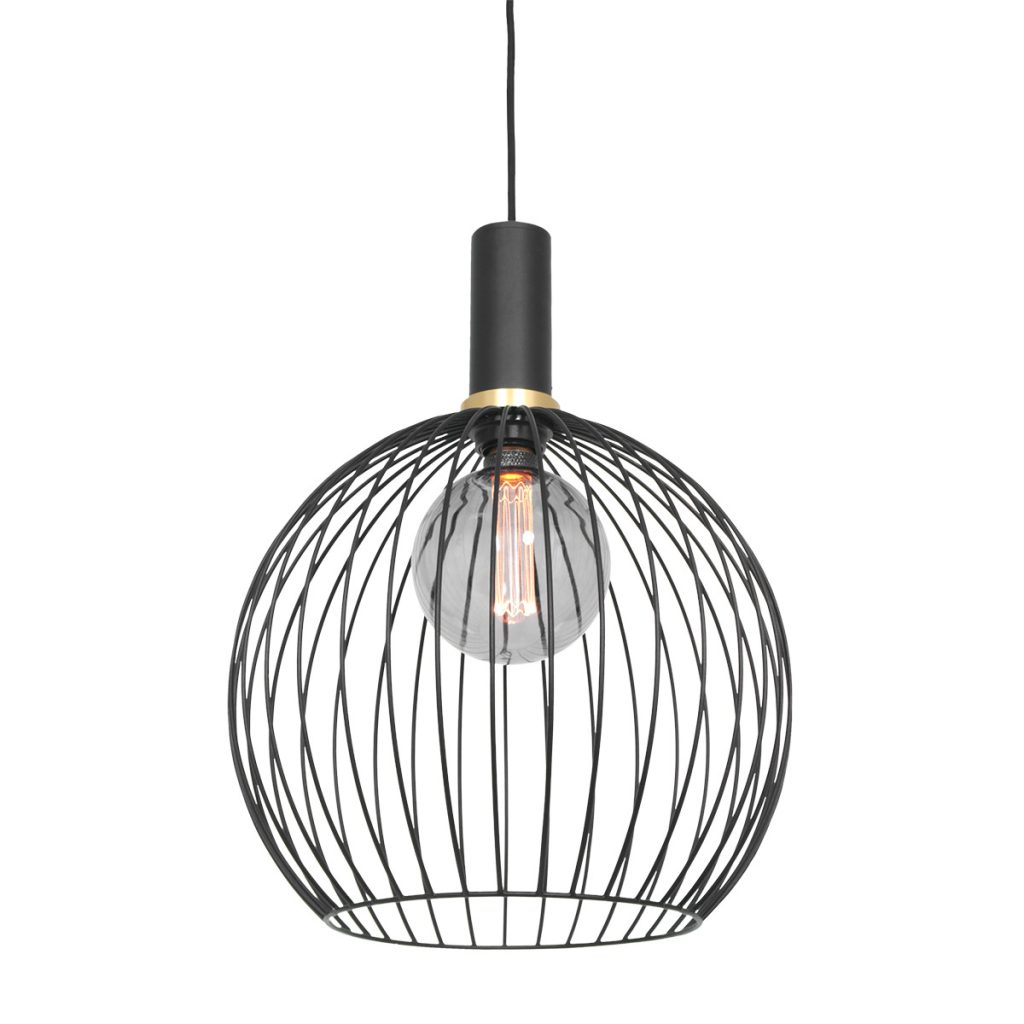 Metalen kooi hanglamp Mexlite Aureole - Afbeelding 2