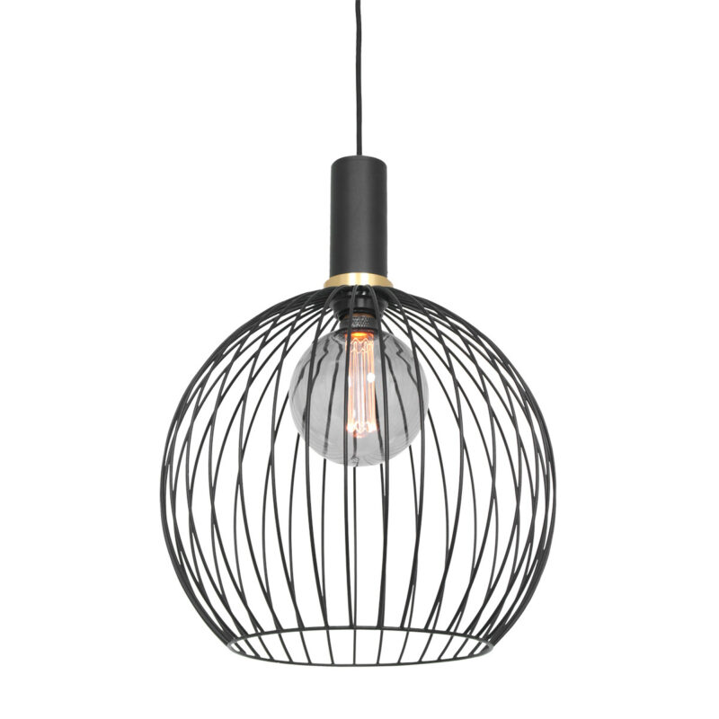 Metalen kooi hanglamp Mexlite Aureole - Afbeelding 2
