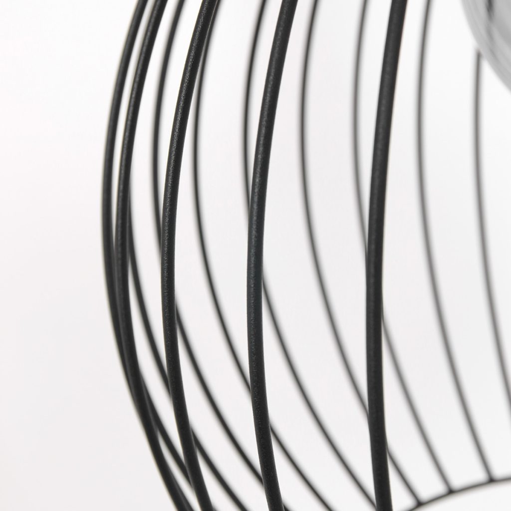 Metalen kooi hanglamp Mexlite Aureole - Afbeelding 3