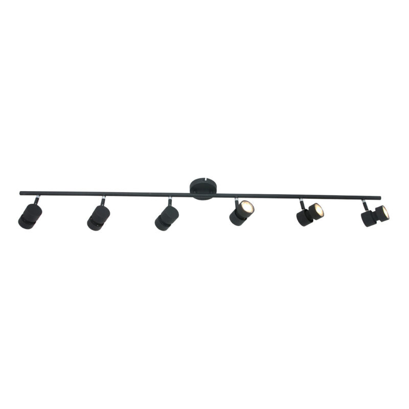 Moderne metalen plafonnière zwart Steinhauer Natasja led - Afbeelding 14